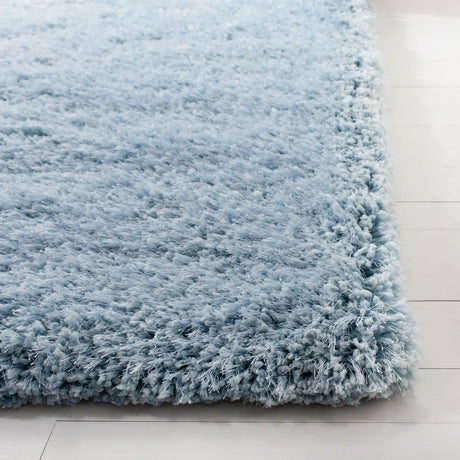 Safavieh Supreme Shag 4'-0" x 6'-0" Rug in Light Blue