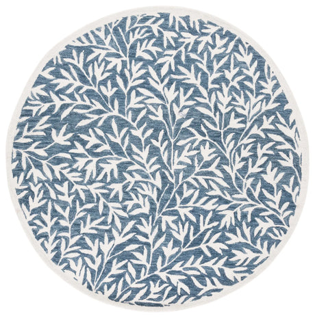 Safavieh Jardin 5'-0" x 5'-0" Rug in Blue / Ivory