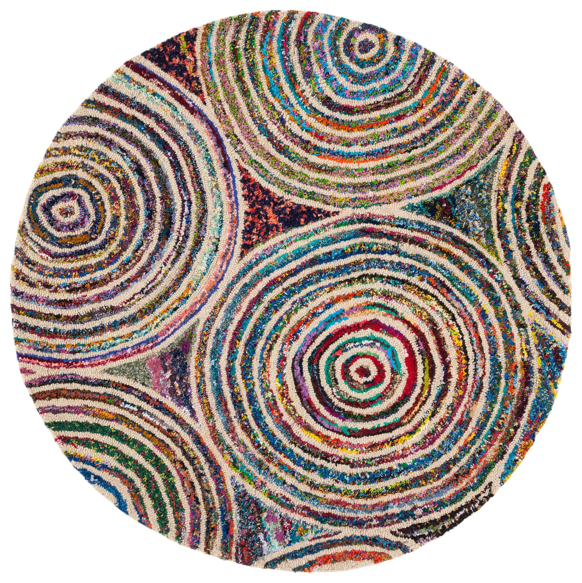 Safavieh Nantucket 4'-0" x 4'-0" Rug in Beige