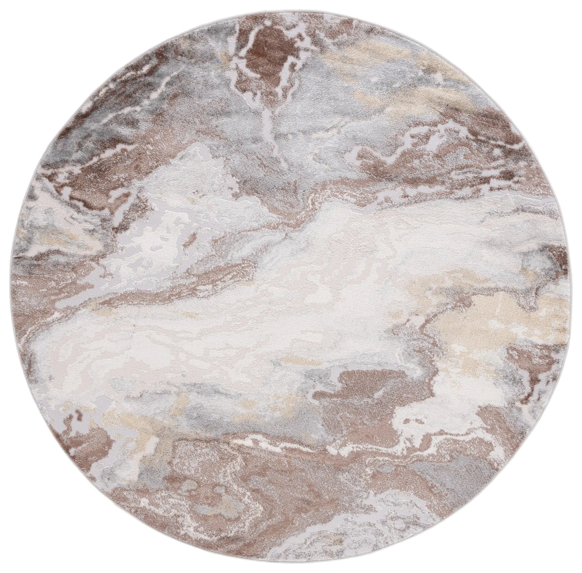 Safavieh Palma 6'-7" x 6'-7" Rug in Beige / Brown