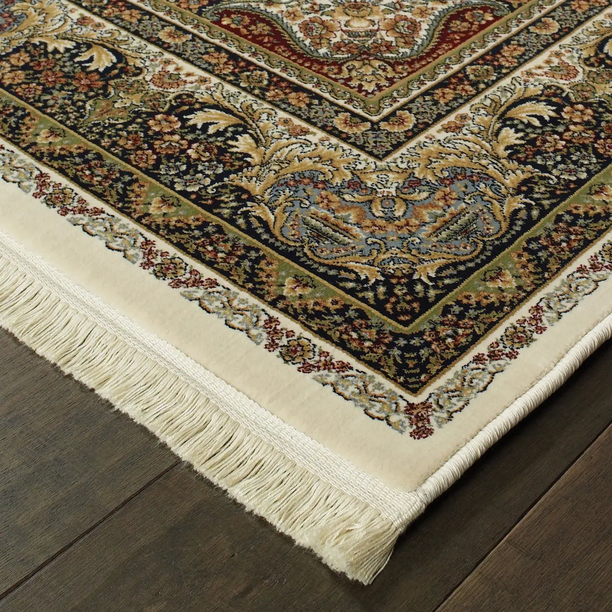 Oriental Weavers Sphinx Masterpiece 111W2 Ivory / Multi Rugs - corner detail