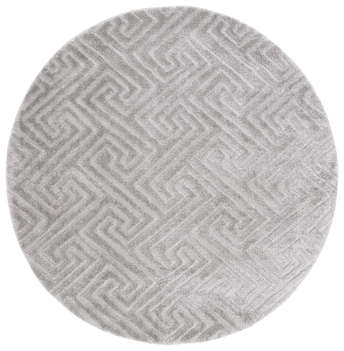 Safavieh Tahoe Shag 6'-7" x 6'-7" Rug in Grey