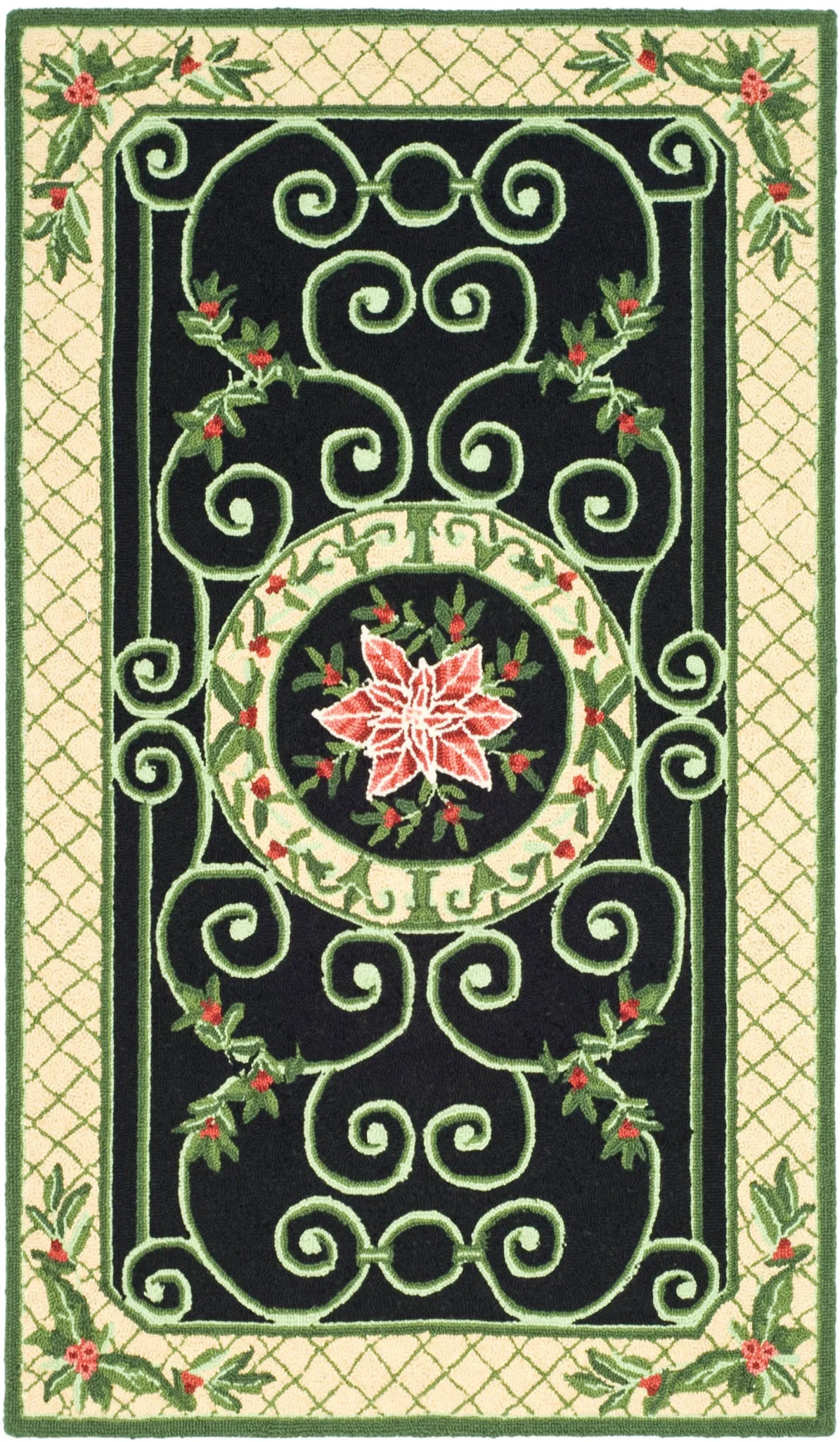Safavieh Chelsea 2'-9" x 4'-9" Rug in Green / Beige