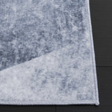 Safavieh Santa Monica 4'-0" x 6'-0" Rug in Dark Grey / Turquoise