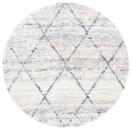 Safavieh Fontana Shag  800 10'-0" x 10'-0" Rug in Grey / Ivory