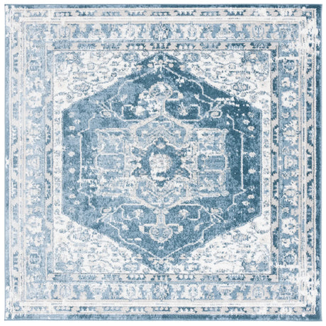 Safavieh Layla 6'-7" x 6'-7" Rug in Ivory Grey / Blue