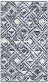 Safavieh Montauk 2'-3" x 3'-9" Rug in Navy / Ivory