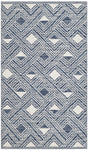 Safavieh Montauk 2'-3" x 3'-9" Rug in Navy / Ivory