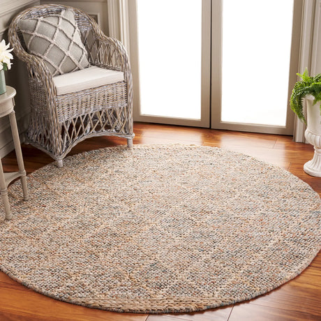 Safavieh Natural Fiber 6'-0" x 6'-0" Rug in Rust / Natural
