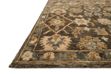 Loloi Victoria Vk-08 Dk Taupe / Multi Rugs - rug corner