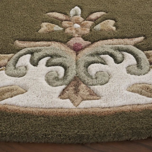 Safavieh Aubusson 6'-0" x 6'-0" Rug in Grey / Ivory