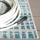 Safavieh Courtyard 5'-3" x 7'-7" Rug in Grey / Blue