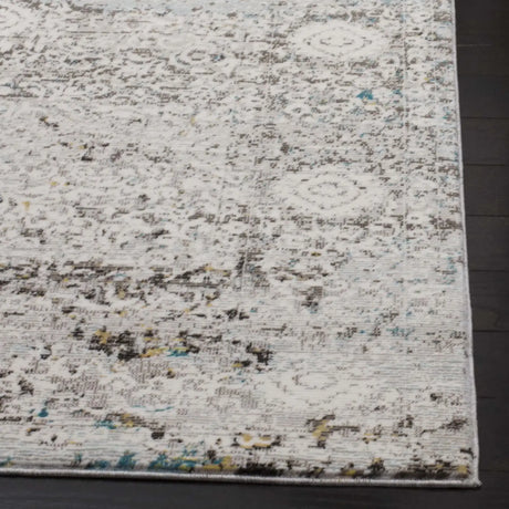 Safavieh Aria 4'-0" x 6'-0" Rug in Blue / Creme
