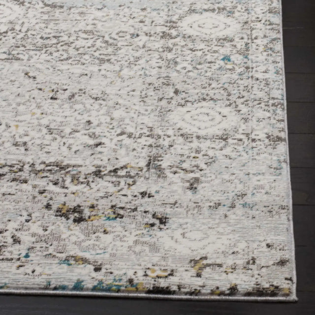 Safavieh Aria 4'-0" x 6'-0" Rug in Blue / Creme