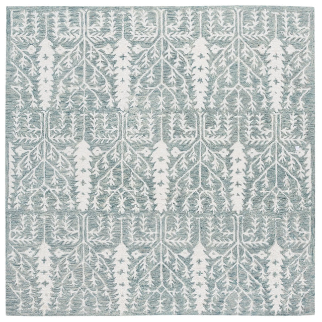 Safavieh Jardin 6'-0" x 6'-0" Rug in Blue / Ivory