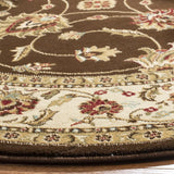 Safavieh Lyndhurst 5'-3" x 5'-3" Rug in Brown / Ivory