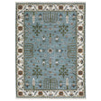 Oriental Weavers Sphinx KEIRA KEI06 Blue Floral Rugs - main flat