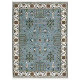 Oriental Weavers Sphinx KEIRA KEI06 Blue Floral Rugs - main flat