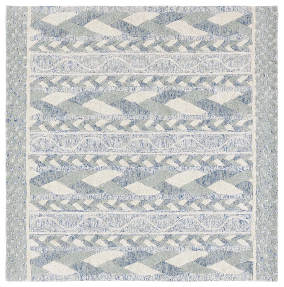 Safavieh Metro 6'-0" x 6'-0" Rug in Blue / Ivory