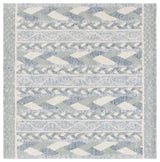 Safavieh Metro 6'-0" x 6'-0" Rug in Blue / Ivory