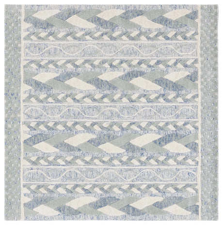 Safavieh Metro 6'-0" x 6'-0" Rug in Blue / Ivory