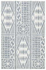 Safavieh Marbella 3'-0" x 5'-0" Rug in Blue / Ivory
