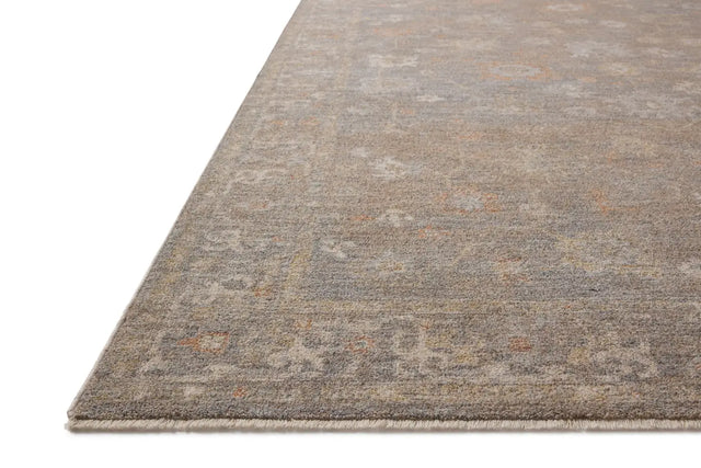 Chris Loves Julia x Loloi Louisa LOI-01 Stone / Multi Rug - rug corner