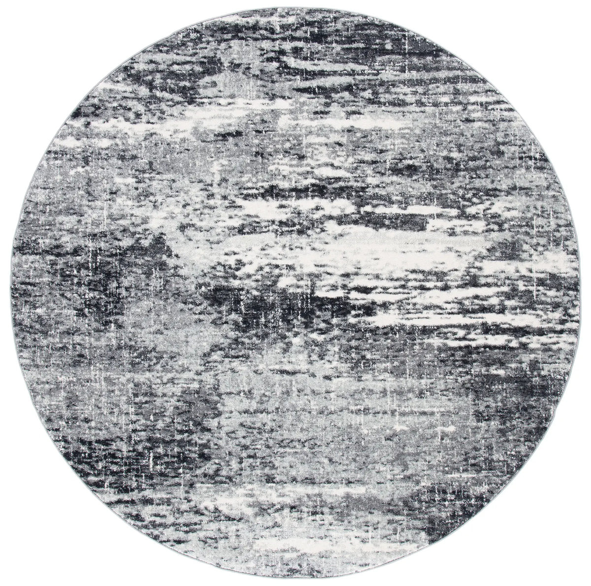 Safavieh Evoke 5'-3" x 5'-3" Rug in Ivory / Dark Grey