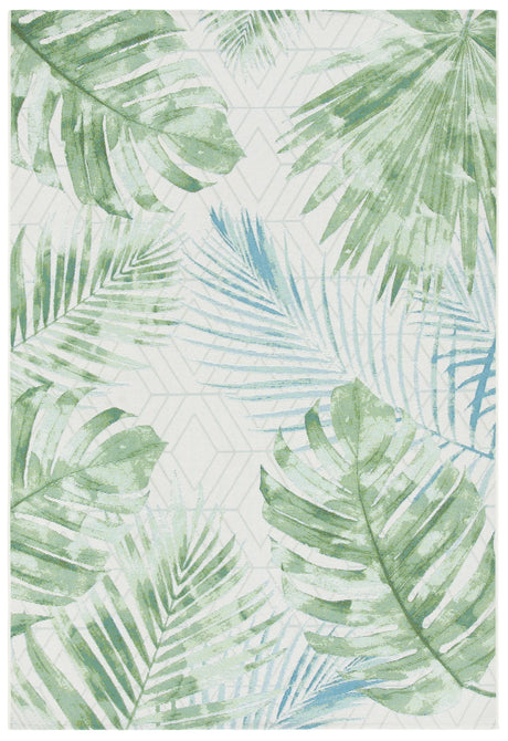 Safavieh Barbados 500 4'-0" x 6'-0" Rug in Green / Teal