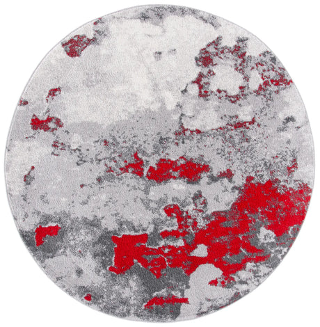 Safavieh Adirondack 6'-0" x 6'-0" Rug in Red / Grey