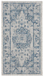 Safavieh Courtyard 2'-0" x 3'-7" Rug in Grey / Navy