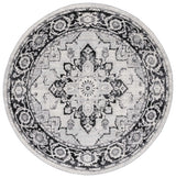 Safavieh Tulum 6'-7" x 6'-7" Rug in Ivory / Black