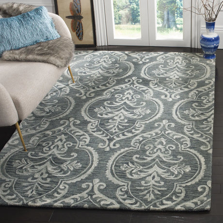 Safavieh Blossom 5'-0" x 8'-0" Rug in Blue / Sage