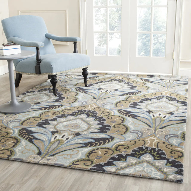 Safavieh Wyndham 4'-0" x 6'-0" Rug in Blue / Multi