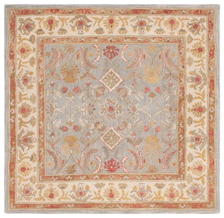 Safavieh Anatolia 6'-0" x 6'-0" Rug in Light Blue / Ivory
