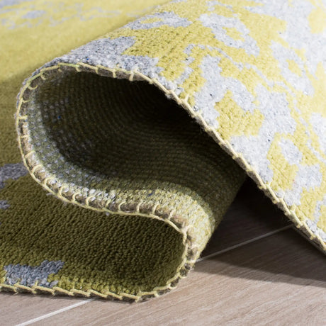 Safavieh Stone Wash 5'-0" x 8'-0" Rug in Chartreuse
