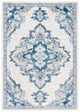 Safavieh Tulum 4'-0" x 6'-0" Rug in Ivory / Blue