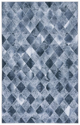 Safavieh Faux Hide 4'-0" x 6'-0" Rug in Grey / Dark Grey