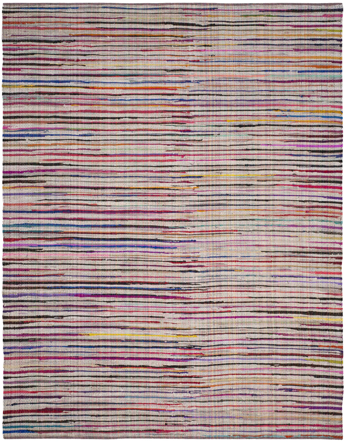 Safavieh Rag Rug 10'-0" x 14'-0" Rug in Ivory / Multi