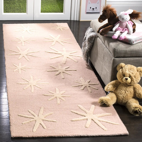 Safavieh Safavieh Kids 2'-6" x 8'-0" Rug in Pink / Ivory