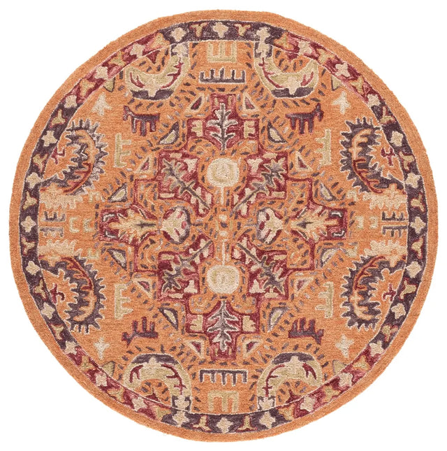 Safavieh Aspen 5'-0" x 5'-0" Rug in Rust / Red