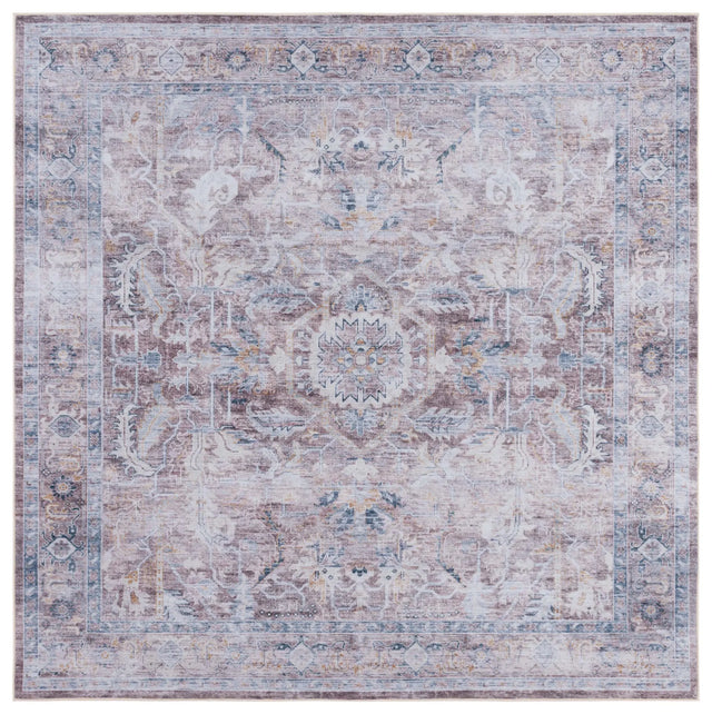 Safavieh Tucson 6'-0" x 6'-0" Rug in Rust / Beige