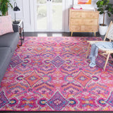 Safavieh Madison 10'-0" x 14'-0" Rug in Fuchsia / Multi