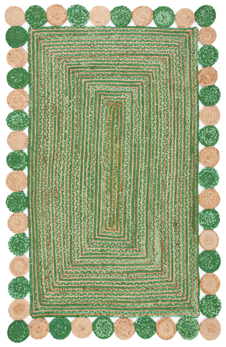 Safavieh Cape Cod 4'-0" x 6'-0" Rug in Green / Natural