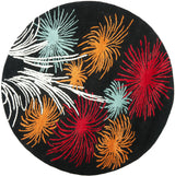 Safavieh Soho 6'-0" x 6'-0" Rug in Black / Multi
