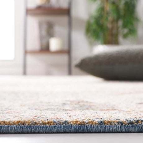 Safavieh Silverado 4'-0" x 6'-0" Rug in Blue / Rust