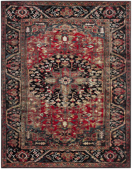 Safavieh Vintage Hamadan 10'-6" x 14'-0" Rug in Red / Multi