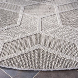Safavieh Global 6'-7" x 6'-7" Rug in Grey / Ivory