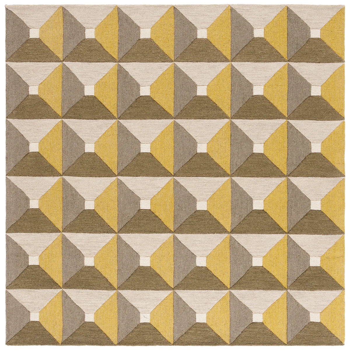 Safavieh Genre 6'-0" x 6'-0" Rug in Grey / Gold