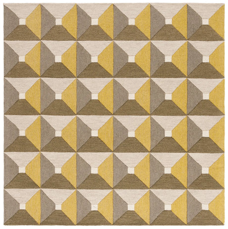 Safavieh Genre 6'-0" x 6'-0" Rug in Grey / Gold